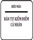 Bản tự kiểm điểm cá nhân