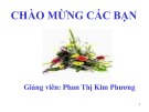 Bài giảng Kinh tế vi mô: Các loại thị trường - ThS. Phan Thị Kim Phương