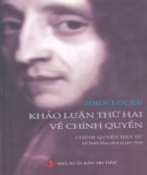 Chính quyền dân sự - Khảo luận thứ hai về chính quyền: Phần 1