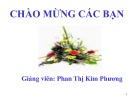 Bài giảng Kinh tế vi mô: Lý thuyết người tiêu dùng - ThS. Phan Thị Kim Phương