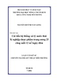 Luận văn Kỹ sư: Cải tiến hệ thống xử lý nước thải Xí nghiệp dược phẩm trung ương 25 công suất 12 m3 /ngày đêm - Nguyễn Huỳnh Tấn Long