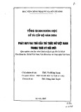 Tổng quan khoa học đề tài cấp bộ năm 2006: Phát huy vai trò của tri thức nữ Việt Nam trong thời kỳ đổi mới