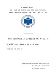 Tiểu luận môn Công nghệ xử lý khí thải và tiếng ồn: Thiết bị lọc bụi phun nước bằng ống Venturi