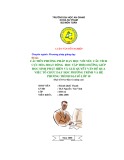 Luận văn tốt nghiệp Phương pháp giảng dạy: Cải tiến phương pháp dạy học với yêu cầu tích cực hoá hoạt động học tập theo hướng giúp học sinh phát hiện và giải quyết vấn đề qua việc tổ chức dạy học: Phương trình và hệ phương trình đại số (Đại số 10 – cơ bản và nâng cao)