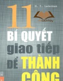 Giao tiếp để thành công với 11 bí quyết