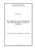 Luận văn Thạc sĩ Công nghệ điện tử - Viễn thông: Thực thi thời gian thực mô hình thuật toán MELP trên bộ xử lý tín hiệu số TMS320C5509
