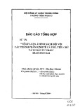 Báo cáo tổng hợp đề tài: Về lý luận, chính sách đối với các thành phần kinh tế cá thể, tiểu chủ và tư bản tư nhân