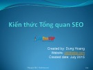 Bài giảng Kiến thức tổng quan SEO