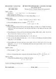 Đề thi tuyển sinh đại học năm 2004 môn Toán, khối D (Đề chính thức) - Bộ Giáo dục & Đào tạo