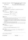 Đề thi tuyển sinh đại học, cao đẳng năm 2004 môn Toán, khối A (Đề chính thức) - Bộ GD&ĐT