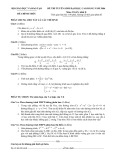 Đề thi tuyển sinh đại học năm 2006 môn Toán, khối D (Đề chính thức) - Bộ Giáo dục & Đào tạo