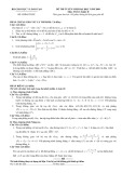 Đề thi tuyển sinh đại học năm 2009 Khối D, môn Toán (Đề chính thức) - Bộ Giáo dục & Đào tạo