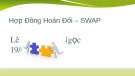 Bài giảng Hợp đồng hoán đổi – SWAP - Lê Thanh Quý Ngọc