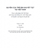 Báo cáo Quyền của trẻ em khuyết tật tại Việt Nam - Eric Rosenthal