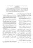 Investigating Traffic Flow in The Nagel-Schreckenberg Model