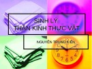 Bài giảng Sinh lý thần kinh thực vật - Nguyễn Trung Kiên
