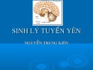 Bài giảng Sinh lý tuyến yên - Nguyễn Trung Kiên