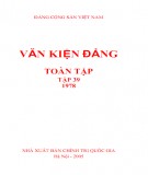 Toàn tập Văn kiện Đảng (Tập 39): Phần 2