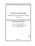 Đề tài khoa học cấp Bộ tuyển thầu năm 2006: Những tác động đối với nền kinh tế Việt Nam khi Việt Nam gia nhập WTO