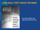 Bài giảng Cơn đau thắt ngực ổn định - BS. Trần Lệ Diễm Thúy