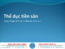 Bài giảng Thể dục tiền sản