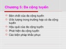 Bài giảng môn học Kinh tế lượng - Chương 5: Đa cộng tuyến