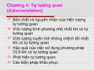 Bài giảng môn học Kinh tế lượng - Chương 4: Tự tương quan (Autocorrelation)