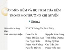 Ăn mòn kẽm và hợp kim của kẽm trong môi trường khí quyển
