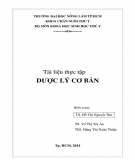Tài liệu thực tập Dược lý cơ bản - TS. Hồ Thị Nguyệt Thu
