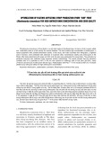 Tối ưu hóa các yếu tố ảnh hưởng đến quá trình sản xuất sirô sim (Rhodomyrtus tomentosa) để có hàm lượng anthocyanin cao