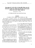 Ứng dụng kỹ thuật sắc ký lỏng hiệu năng cao với dẫn suất trước cột bằng AQC để tách và xác định đồng thời 18 axit amin trong cá