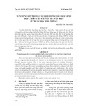 Xây dựng hệ thống câu hỏi hướng dẫn học sinh đọc – hiểu các bài tác gia văn học ở trung học phổ thông