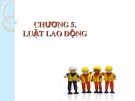 Bài giảng Luật học đại cương: Chương 5 - ThS. Trần Vân Long