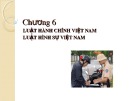 Bài giảng Luật học đại cương: Chương 6 - ThS. Trần Vân Long