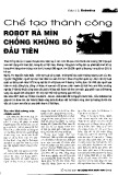 Chế tạo thành công robot rà mìn chống khủng bố đầu tiên