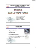 Bài giảng Bán lẻ trực tuyến - ThS. Ao Thu Hoài