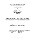 Tóm tắt Khóa luận tốt nghiệp: Làng Đại Đồng (nôm) – với sự phát triển du lịch văn hóa tỉnh Hưng Yên