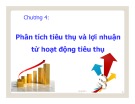 Bài giảng học phần Phân tích hoạt động kinh doanh: Chương 4 - Trần Thị Hương