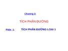 Bài giảng Chương 3: Tích phân đường (Phần 1)