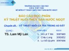 Báo cáo học phần Kỹ thuật nuôi thủy sản nước ngọt: Kỹ thuật nuôi cá tra trong ao đất