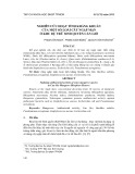 Nghiên cứu hoạt tính kháng khuẩn của một số loài cây ngập mặn ở Khu Dự trữ Sinh quyển Cần Giờ