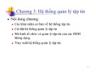 Bài giảng Hệ điều hành: Chương 3 - Phan Xuân Huy