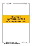 Bài giảng Lập trình hướng đối tượng: Chương 3 - Nguyễn Sơn Hoàng Quốc, ThS. Nguyễn Tấn Trần Minh Khang