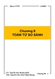 Bài giảng Lập trình hướng đối tượng: Chương 8 - Nguyễn Sơn Hoàng Quốc, ThS. Nguyễn Tấn Trần Minh Khang