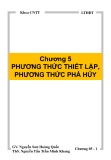 Bài giảng Lập trình hướng đối tượng: Chương 5 - Nguyễn Sơn Hoàng Quốc, ThS. Nguyễn Tấn Trần Minh Khang