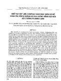 Chế tạo vật liệu compozit sinh học trên cơ sở nhựa polyeste không no gia cường bằng sợi nứa xử lý plasma lạnh