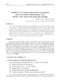 Nghiên cứu sử dụng chất phản ứng fenton khử màu thuốc nhuộm hoạt tính trong nước thải công nghệ dệt nhuộm