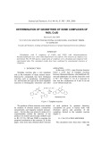 Determination of Geometries of some complexes of Ni(II), Cu(II)