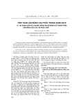 Tính toán cân bằng tạo phức trong dung dịch - Phần III: Sử dụng giản đồ logarit nồng độ để đánh giá thành phần cân bằng của hệ phức chất