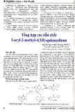 Tổng hợp các chất dẫn 3-aryl-2methyl-4(3H)-quinazolinon